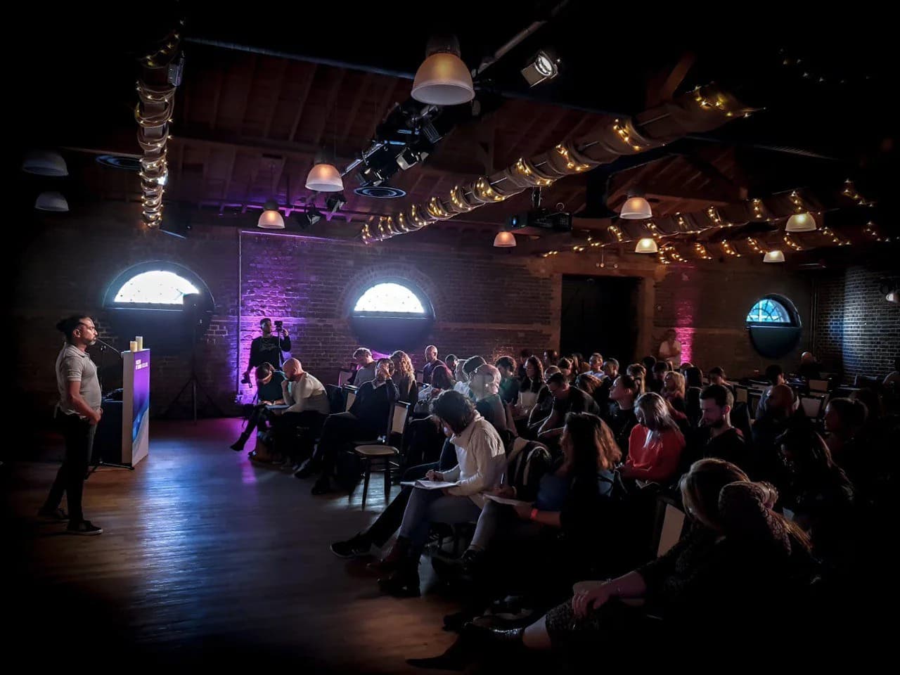 Dylan leading a live in-person AWAKEN session