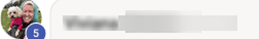 Challenge member — name blurred for privacy