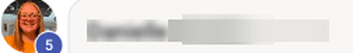 Challenge member — name blurred for privacy