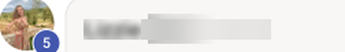 Challenge member — name blurred for privacy