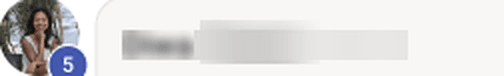 Challenge member — name blurred for privacy