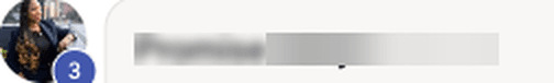 Challenge member — name blurred for privacy
